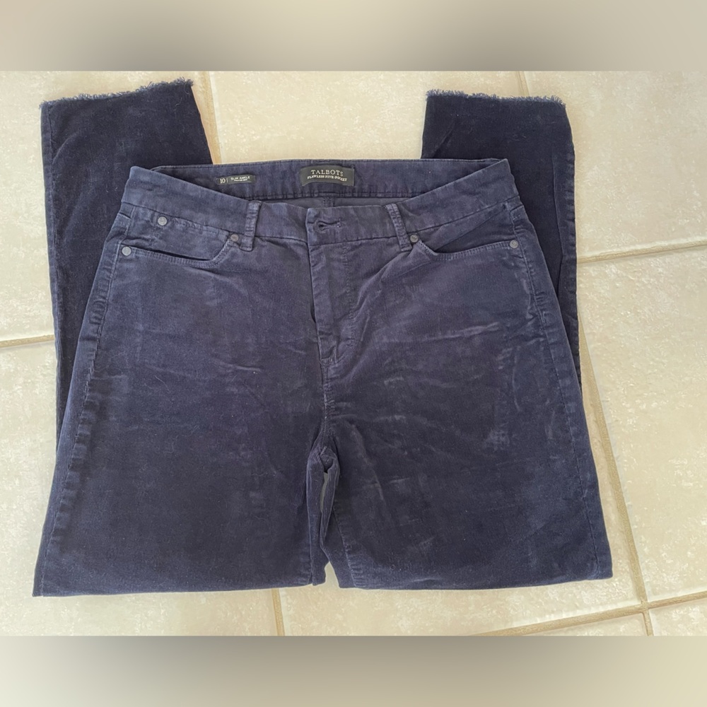 Talbots Women's Ankle & Cropped Jeans in Dark Blue